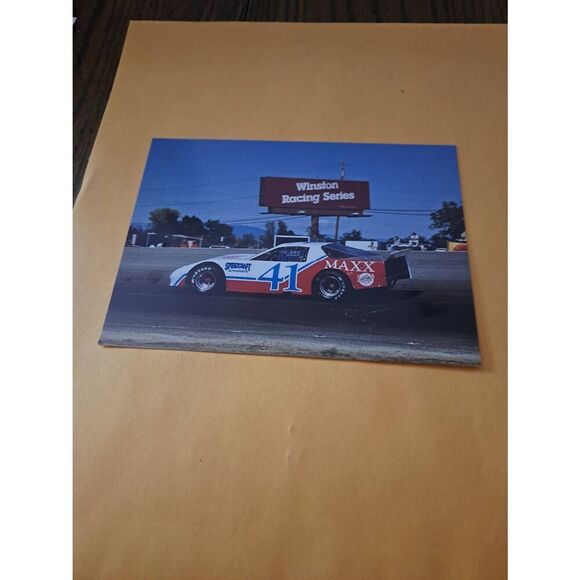 Vintage 1990 NASCAR Sheri Bown Driver Card #41 Speedcraft Auto Max 5x7 Camaro - Picture 1 of 2